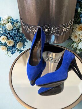 Donald J Pliner Royal Blue Pump - Never Worn - 10